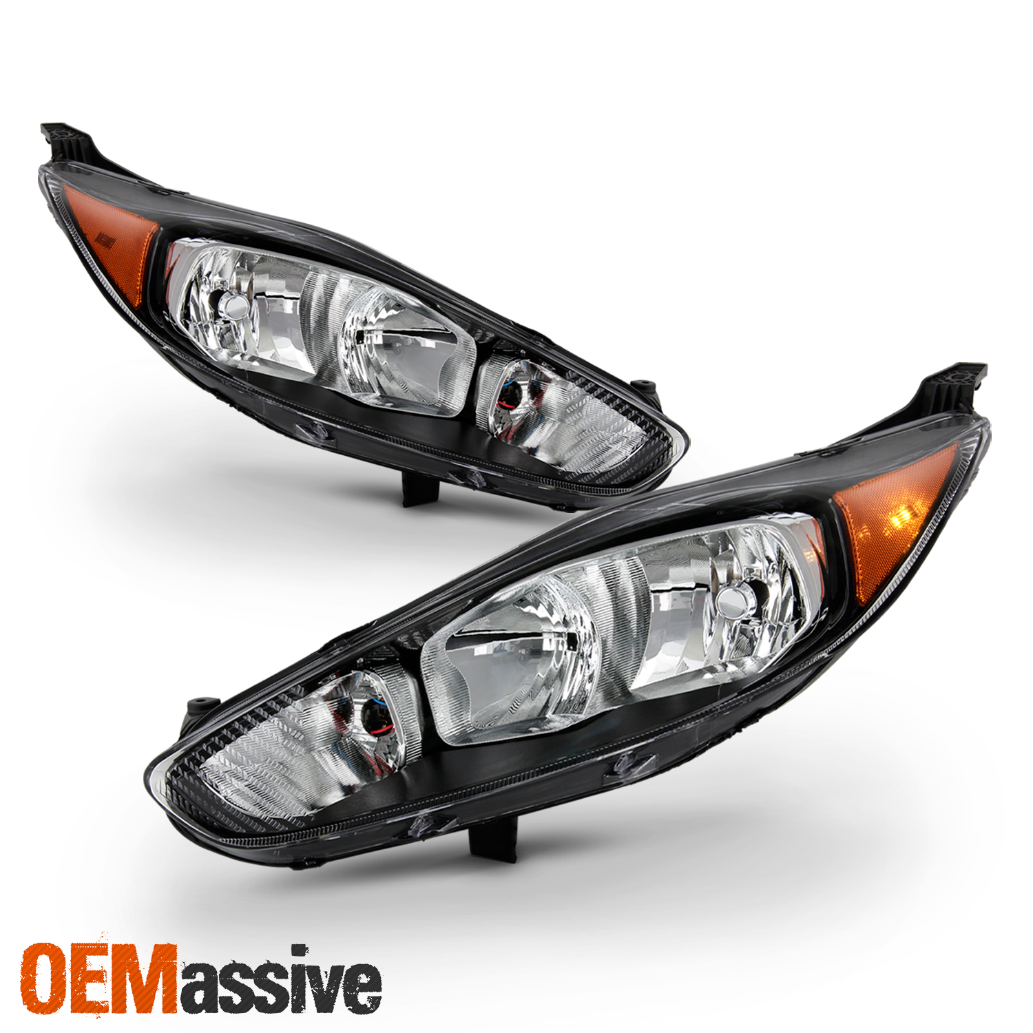 For 20142017 Ford Fiesta S SE ST 18 Titanium Halogen Black Trim